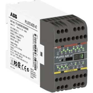 ABB A20 V2 Pluto Series Safety Controller, 16 Safety Inputs, 4 Safety Outputs, 24 V dc