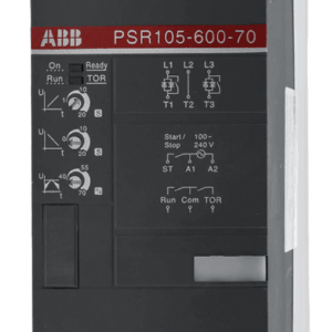 ABB 55 kW Soft Starter, 600 V ac, 3 Phase, IP10, IP20