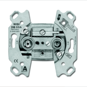 R, SAT, TV Female 2 Outlet Socket