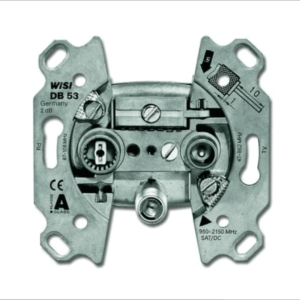 R, SAT, TV Female 2 Outlet Socket