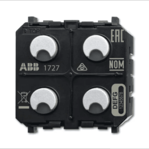 ABB I/O module for use with ABB free@home automation, 2.79 x 2.79 x 1.79 in