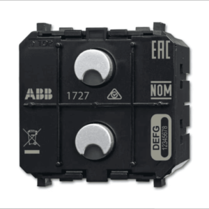 ABB I/O module for use with ABB free@home automation, 2.79 x 2.79 x 1.79 in