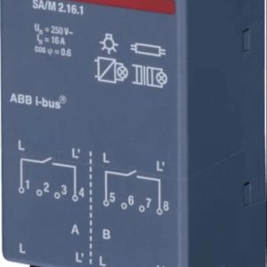 ABB I/O module for use with KNX (TP) Bus System, 1.2.55 x 1.92 x 3.66 in