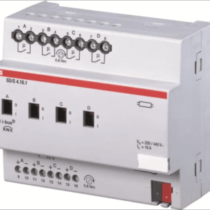 ABB I/O module for use with KNX(TP) Bus System, 3.54 x 2.83 x 2.53 in