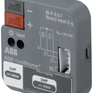 ABB Input Unit for use with ABB free@home automation, 0.47 x 1.53 x 1.57 in
